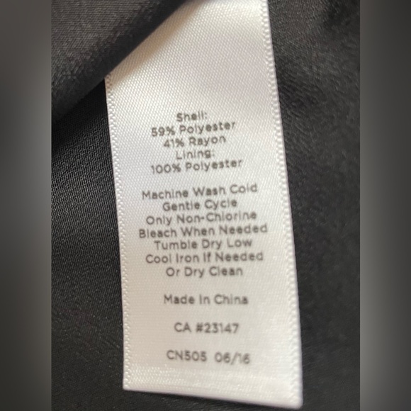 New NWT Talbots black polka dot long sleeve blouse split neck retails $90 - Picture 5 of 8